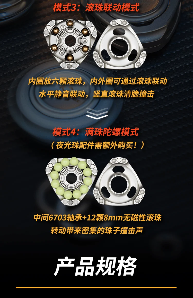 JuzhEDC FUSION Linkage Spinner - Image 11