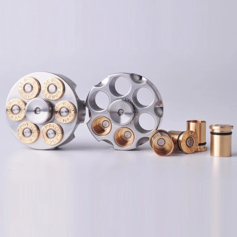 MLD Revolver Bullet Stainless Steel Fidget Spinner - Image 7
