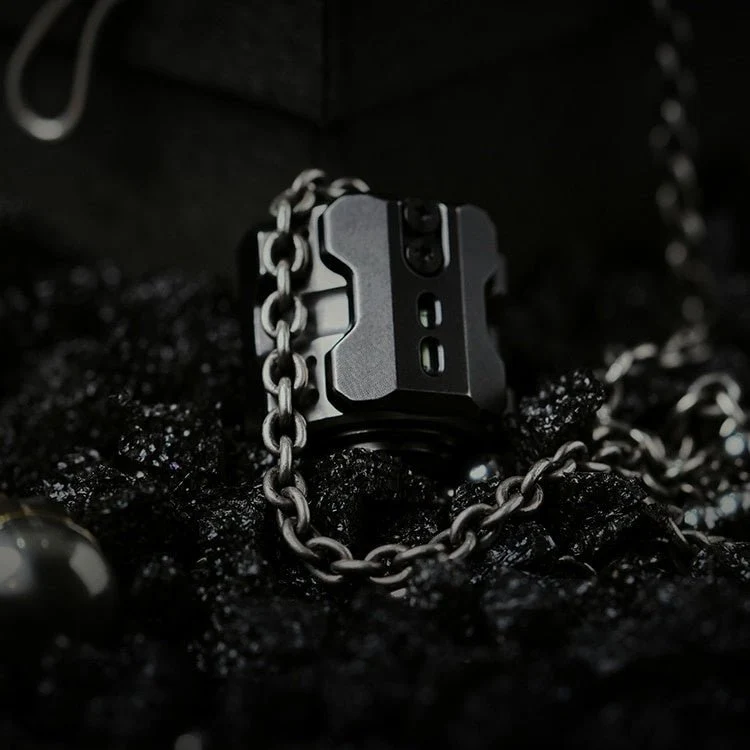Muyi Sonic Mecha Titanium EDC Knife Bead Fidget Spinner Pendant - Image 16