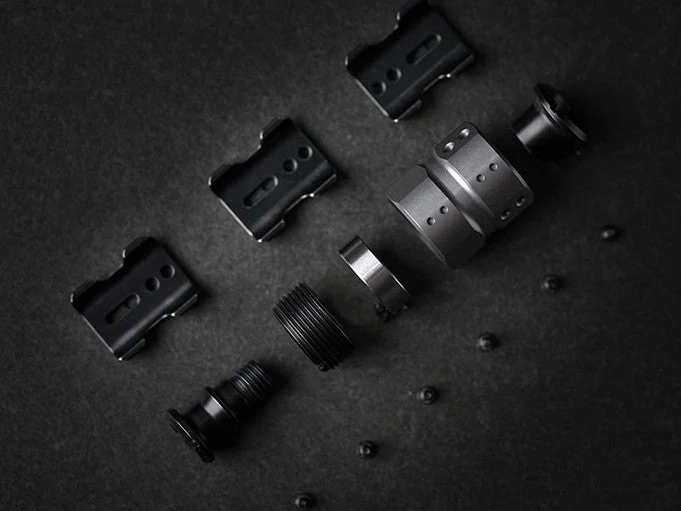 Muyi Sonic Mecha Titanium EDC Knife Bead Fidget Spinner Pendant - Image 17