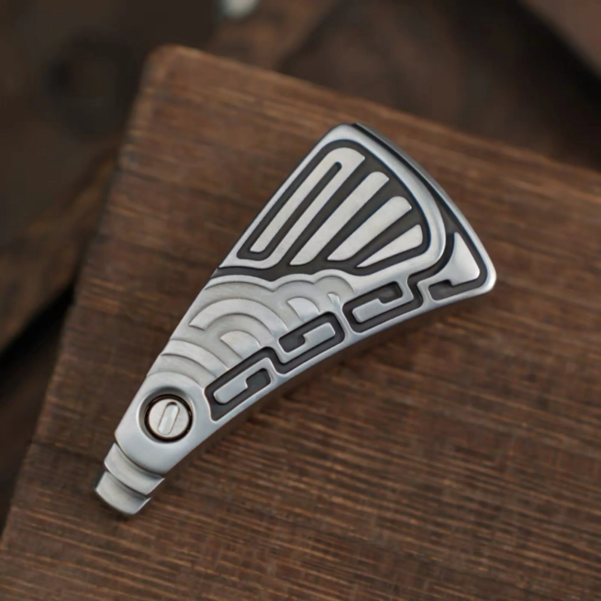 Muyi X MOT PEACOCK Hand Fan Fidget Slider - Image 3